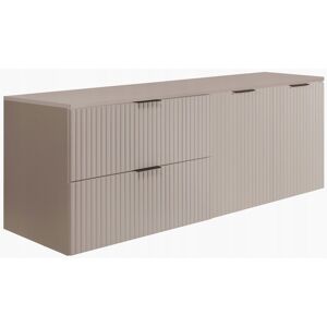 VAXOR SZAFKA ŁAZIENKOWA WISZĄCA SZUFLADY DRZWI KASZMIR 140x46 CM FLISAN Z BLATEM VAXOR SZAFKA ŁAZIENKOWA WISZĄCA SZUFLADY DRZWI KASZMIR 140x46 CM FLISAN Z BLATEM