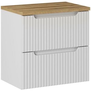 Szafka Łazienkowa Z Blatem I Szufladami 60Cm Biała Do Łazienki Comad Szafka Łazienkowa Z Blatem I Szufladami 60Cm Biała Do Łazienki Comad
