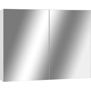 VMP Szafka łazienkowa z lustrem, biała, 80x15x60 cm, MDF VMP Szafka łazienkowa z lustrem, biała, 80x15x60 cm, MDF