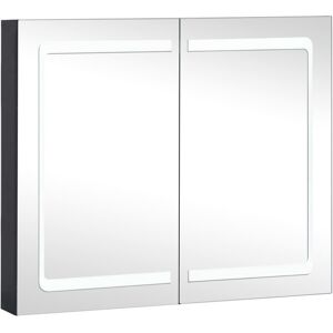VMP Szafka łazienkowa z lustrem i LED, 80x12,2x68 cm VMP Szafka łazienkowa z lustrem i LED, 80x12,2x68 cm