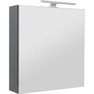 MyFurni Szafka łazienkowa z lustrem oświetleniem lampką led lustrzana wisząca 60 cm MyFurni Szafka łazienkowa z lustrem oświetleniem lampką led lustrzana wisząca 60 cm