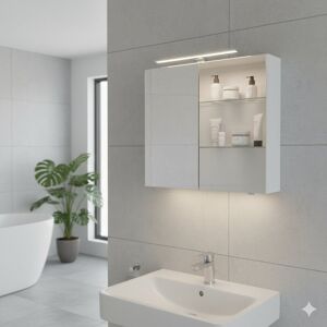 Inny producent 🛁 Szafka Łazienkowa z Lustrem Schildmeyer – Niemiecka Jakość i Styl Inny producent 🛁 Szafka Łazienkowa z Lustrem Schildmeyer – Niemiecka Jakość i Styl