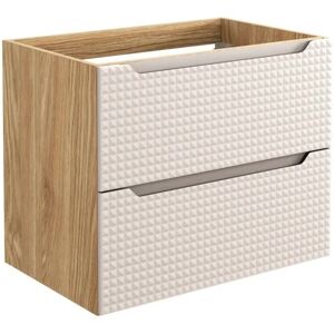 Comad Szafka pod umywalkę LUXOR BEIGE 82-70-2S 70cm dąb olejowany/beżowa Comad Szafka pod umywalkę LUXOR BEIGE 82-70-2S 70cm dąb olejowany/beżowa
