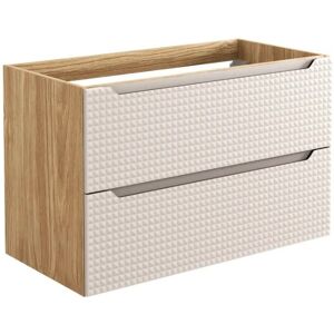 Comad Szafka pod umywalkę LUXOR BEIGE 82-90-2S 90cm dąb olejowany/beżowa Comad Szafka pod umywalkę LUXOR BEIGE 82-90-2S 90cm dąb olejowany/beżowa