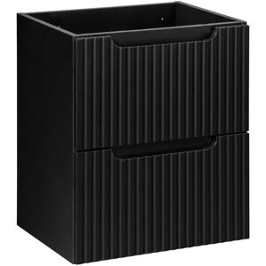 Comad Szafka pod umywalkę NOVA BLACK 82-50-2S 50cm czarna Comad Szafka pod umywalkę NOVA BLACK 82-50-2S 50cm czarna