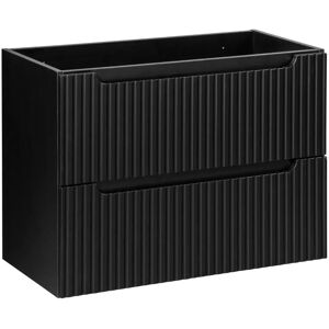 Comad Szafka pod umywalkę NOVA BLACK 82-80-2S 80cm czarna Comad Szafka pod umywalkę NOVA BLACK 82-80-2S 80cm czarna