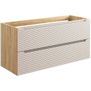 Comad Szafka pod umywalkę OCEAN BEIGE 82-120-2S 120cm dąb olejowany/beżowa Comad Szafka pod umywalkę OCEAN BEIGE 82-120-2S 120cm dąb olejowany/beżowa