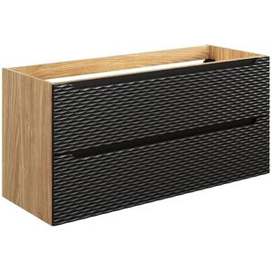 Comad Szafka pod umywalkę OCEAN BLACK 82-120-2S 120cm dąb olejowany/czarna Comad Szafka pod umywalkę OCEAN BLACK 82-120-2S 120cm dąb olejowany/czarna