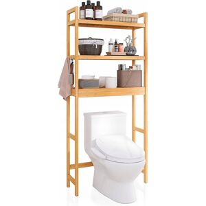 Inny producent SZAFKA REGAŁ PÓŁKA ŁAZIENKOWA TOALETOWA BAMBUSOWA DREWNIANA 170 cm Inny producent SZAFKA REGAŁ PÓŁKA ŁAZIENKOWA TOALETOWA BAMBUSOWA DREWNIANA 170 cm