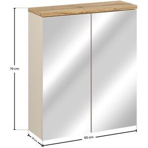 Comad Szafka z Lustrem 60cm 2 Drzwi Bali Cashmere Comad Szafka z Lustrem 60cm 2 Drzwi Bali Cashmere