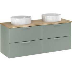 Comad Szafki z 2 umywalkami 120cm i blatem Aster Green Comad Szafki z 2 umywalkami 120cm i blatem Aster Green