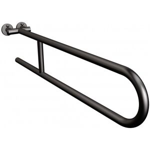 Uchwyt półokrągły stały 80 cm ANDEX Bez Barier 800/80/NG stal nierdzena czarny Uchwyt półokrągły stały 80 cm ANDEX Bez Barier 800/80/NG stal nierdzena czarny