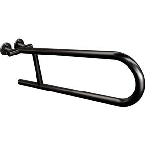 Uchwyt półokrągły uchylny 60cm ANDEX Bez Barier 801NG stal nierdzewna czarny Uchwyt półokrągły uchylny 60cm ANDEX Bez Barier 801NG stal nierdzewna czarny