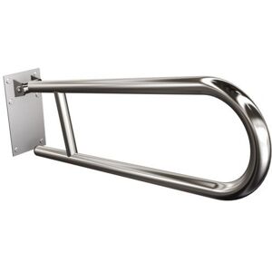Uchwyt półokrągły uchylny 60cm z płytą ANDEX Bez Barier 820CC stal nierdzewna polerowana Uchwyt półokrągły uchylny 60cm z płytą ANDEX Bez Barier 820CC stal nierdzewna polerowana
