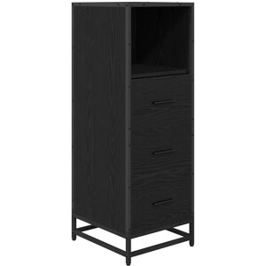 vidaXL Szafka Łazienkowa z szufladą Czarny dąb 35 x 37.5 x 100 cm vidaXL Szafka Łazienkowa z szufladą Czarny dąb 35 x 37.5 x 100 cm