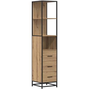 vidaXL Szafka Łazienkowa z szufladą dąb artisan 35 x 37.5 x 166 cm vidaXL Szafka Łazienkowa z szufladą dąb artisan 35 x 37.5 x 166 cm