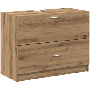 vidaXL Szafka Łazienkowa Prostokątna Słojem Drewna 78x37x59cm - Szafka Łazienkowa vidaXL Szafka Łazienkowa Prostokątna Słojem Drewna 78x37x59cm - Szafka Łazienkowa