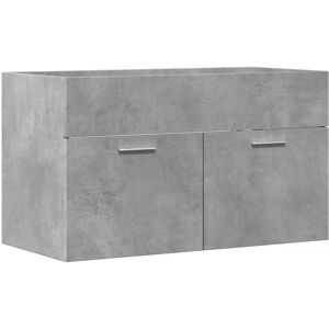 vidaXL Szafka pod umywalkę 90x38,5x46 cm betonowy szary inżynieria - Szafka łazienkowa vidaXL Szafka pod umywalkę 90x38,5x46 cm betonowy szary inżynieria - Szafka łazienkowa