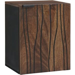 vidaXL Szafka wisząca łazienkowa 38x33.5x48 cm z litego drewna i drewna inżynieryjnego vidaXL Szafka wisząca łazienkowa 38x33.5x48 cm z litego drewna i drewna inżynieryjnego