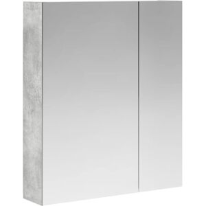 vidaXL Szafka z lustrem do łazienki Betonowy szary 60 x 14,5 x 70 cm vidaXL Szafka z lustrem do łazienki Betonowy szary 60 x 14,5 x 70 cm