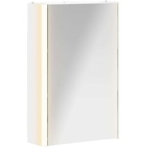 vidaXL Szafka z lustrem do łazienki Biały 33 x 11,5 x 50 cm vidaXL Szafka z lustrem do łazienki Biały 33 x 11,5 x 50 cm