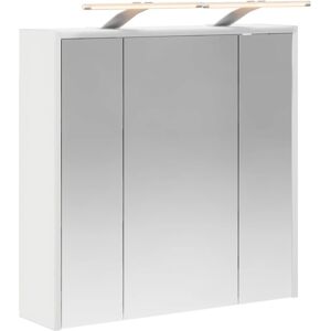 vidaXL Szafka z lustrem do łazienki Biały 63,5 x 16 x 62,5 cm vidaXL Szafka z lustrem do łazienki Biały 63,5 x 16 x 62,5 cm