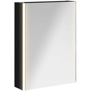 vidaXL Szafka z lustrem do łazienki Czarny Dąb 53,5 x 15,5 x 70 cm vidaXL Szafka z lustrem do łazienki Czarny Dąb 53,5 x 15,5 x 70 cm