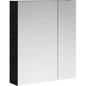 vidaXL Szafka z lustrem do łazienki Czarny Dąb 60 x 14,5 x 70 cm vidaXL Szafka z lustrem do łazienki Czarny Dąb 60 x 14,5 x 70 cm
