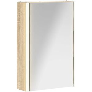 vidaXL Szafka z lustrem do łazienki Dąb Sonoma 33 x 11,5 x 50 cm vidaXL Szafka z lustrem do łazienki Dąb Sonoma 33 x 11,5 x 50 cm