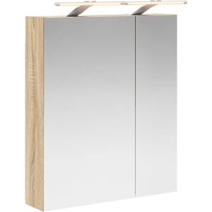 vidaXL Szafka z lustrem do łazienki Dąb Sonoma 60 x 14,5 x 70 cm vidaXL Szafka z lustrem do łazienki Dąb Sonoma 60 x 14,5 x 70 cm