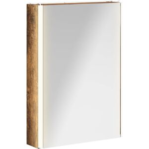 vidaXL Szafka z lustrem do łazienki Dąb wędzony 43 x 11,5 x 60,5 cm vidaXL Szafka z lustrem do łazienki Dąb wędzony 43 x 11,5 x 60,5 cm