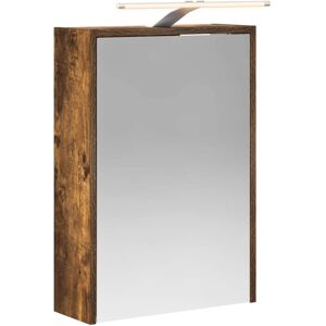 vidaXL Szafka z lustrem do łazienki Dąb wędzony 43 x 16 x 62.5 cm vidaXL Szafka z lustrem do łazienki Dąb wędzony 43 x 16 x 62.5 cm