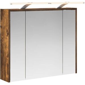 vidaXL Szafka z lustrem do łazienki Dąb wędzony 73,5 x 16 x 62,5 cm vidaXL Szafka z lustrem do łazienki Dąb wędzony 73,5 x 16 x 62,5 cm