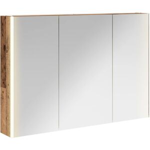 vidaXL Szafka z lustrem do łazienki Stare drewno 103,5 x 15,5 x 70 cm vidaXL Szafka z lustrem do łazienki Stare drewno 103,5 x 15,5 x 70 cm