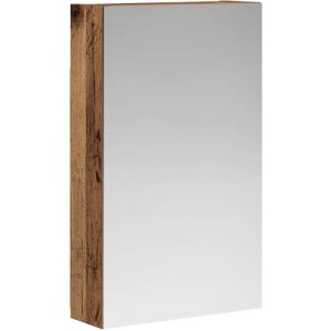 vidaXL Szafka z lustrem do łazienki Stare drewno 30 x 10,5 x 50 cm vidaXL Szafka z lustrem do łazienki Stare drewno 30 x 10,5 x 50 cm