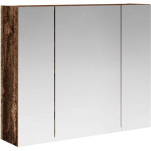 vidaXL Szafka z lustrem do łazienki Stare drewno 60 x 14,5 x 50 cm vidaXL Szafka z lustrem do łazienki Stare drewno 60 x 14,5 x 50 cm