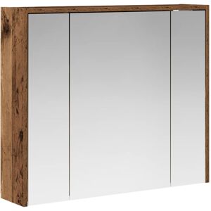 vidaXL Szafka z lustrem do łazienki Stare drewno 73,5 x 16 x 62,5 cm vidaXL Szafka z lustrem do łazienki Stare drewno 73,5 x 16 x 62,5 cm