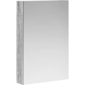 vidaXL Szafka z lustrem do łazienki Szary Sonoma 40 x 10,5 x 60,5 cm vidaXL Szafka z lustrem do łazienki Szary Sonoma 40 x 10,5 x 60,5 cm