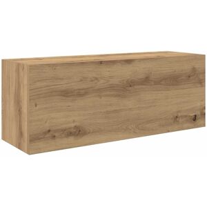 vidaXL Wisząca szafka łazienkowa, dąb artisan, 80x25x30 cm vidaXL Wisząca szafka łazienkowa, dąb artisan, 80x25x30 cm