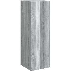 vidaXL Wisząca Szafka Łazienkowa Szary Sonoma 33 x 34,5 x 100 cm vidaXL Wisząca Szafka Łazienkowa Szary Sonoma 33 x 34,5 x 100 cm