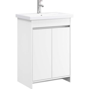 vidaXL Zestaw mebli łazienkowych Biały 61 x 40 x 84,5 cm vidaXL Zestaw mebli łazienkowych Biały 61 x 40 x 84,5 cm