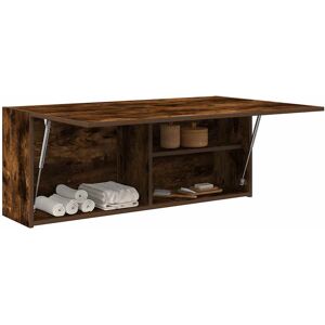 VMP Wisząca szafka łazienkowa, przydymiony dąb, 100x25x40 cm VMP Wisząca szafka łazienkowa, przydymiony dąb, 100x25x40 cm