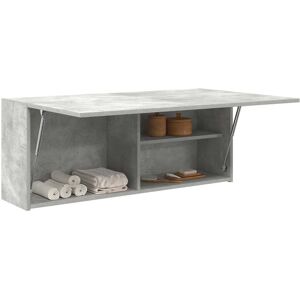 VMP Wisząca szafka łazienkowa, szarość betonu, 100x25x40 cm VMP Wisząca szafka łazienkowa, szarość betonu, 100x25x40 cm
