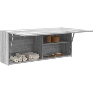 VMP Wisząca szafka łazienkowa, szary dąb sonoma, 100x25x40 cm VMP Wisząca szafka łazienkowa, szary dąb sonoma, 100x25x40 cm