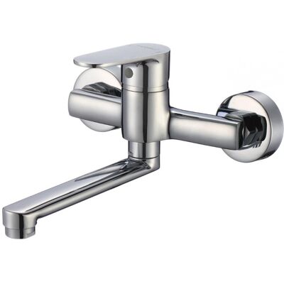 Bateria Umywalkowa Ścienna Nero Hydroland B642 Bateria Umywalkowa Ścienna Nero Hydroland B642