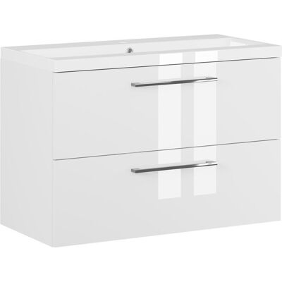 Astor Biały Zestaw do Łazienki 80cm Szafka z Umywalką Aster Astor Biały Zestaw do Łazienki 80cm Szafka z Umywalką Aster