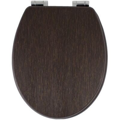 Deska sedesowa wolnoopadająca AWD INTERIOR MDF Venge 1098 wzór drewna ciemny brąz Deska sedesowa wolnoopadająca AWD INTERIOR MDF Venge 1098 wzór drewna ciemny brąz