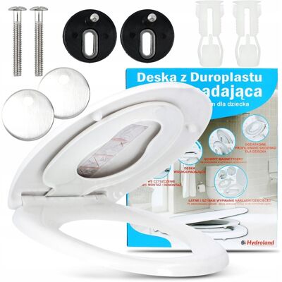 Hydroland Deska Sedesowa Wolnoopadająca Nakładka Dla Dzieci Magnes Deska Wc Wypinana Hydroland Deska Sedesowa Wolnoopadająca Nakładka Dla Dzieci Magnes Deska Wc Wypinana
