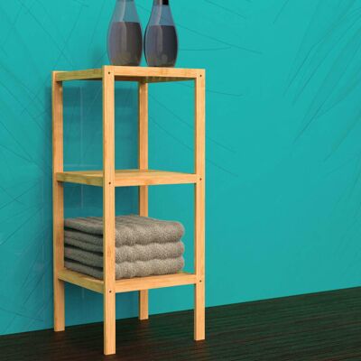 Eisl Regał Łazienkowy Z 3 Przegródkami, Bambus, 34x33x80 Cm Eisl Regał Łazienkowy Z 3 Przegródkami, Bambus, 34x33x80 Cm