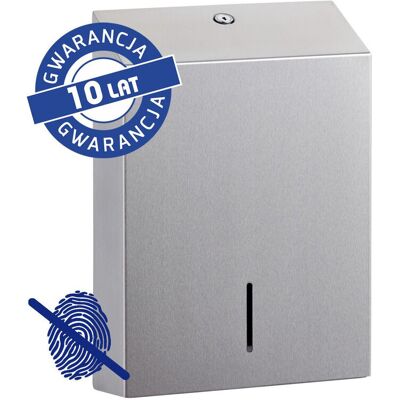 Merida ASM176 Pojemnik na ręczniki papierowe STELLA SLIM Anti-FingerPrint MAXI, stal matowa z powłoką AFP Merida ASM176 Pojemnik na ręczniki papierowe STELLA SLIM Anti-FingerPrint MAXI, stal matowa z powłoką AFP